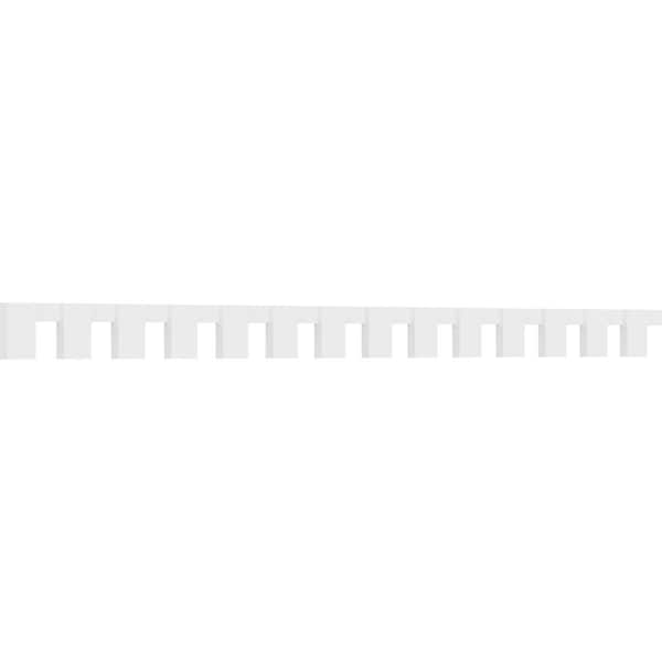 Ekena Millwork Fayetteville Architectural Grade PVC Dentil Block Trim, 5"H x 1"P x 93 3/8"L DENP05FAY02 - main